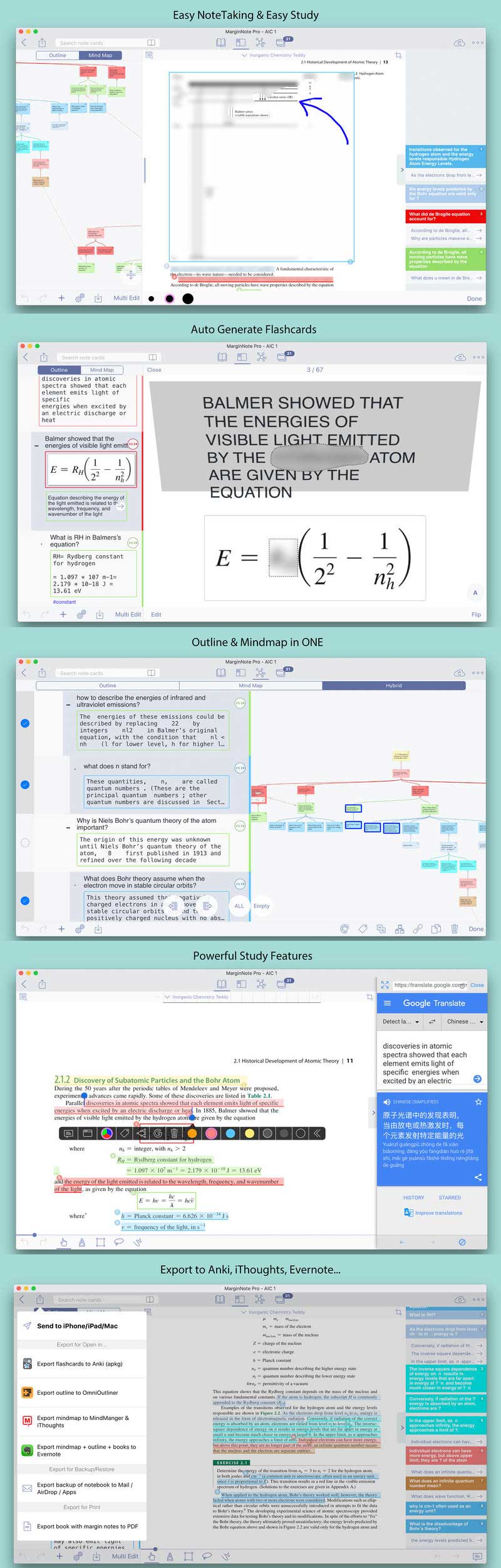 MarginNote – Công cụ ghi chú, vẽ sơ đồ tư duy…