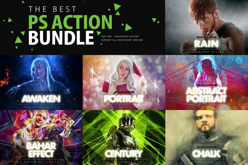 The Best Photoshop Action Bundle – Gói 25 action dành cho Photoshop