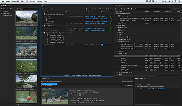 Adobe Media Encoder CC 2019 – Chuyển đổi mọi định dạng Media
