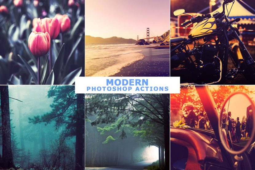40 Modern Photoshop Actions – Bộ 40 Action tone màu đẹp