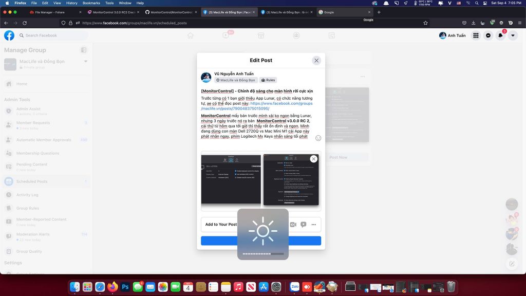 [Free] MonitorControl – Chỉnh độ sáng, loa cho màn hình rời cực xịn