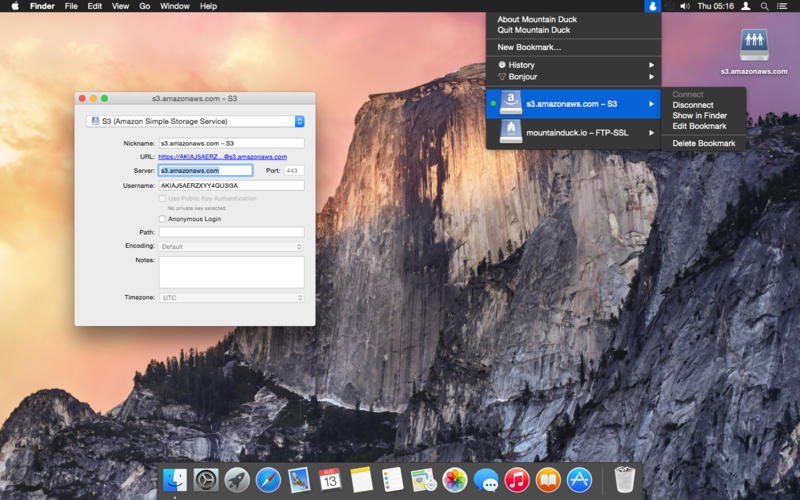 Mountain Duck – Quản lý file trên CLoud & FTP Client trên Mac