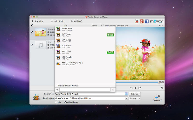 Movavi Audio Converter – Phần mềm chuyển đổi âm thanh chuyên nghiệp cho Mac