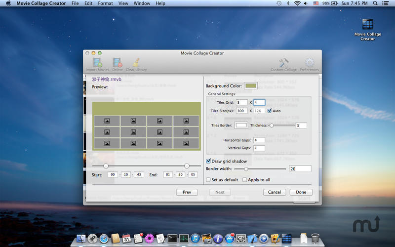 Movie Thumbnails Maker – Phần mềm tạo Thumbnails cho Video chuyên dụng