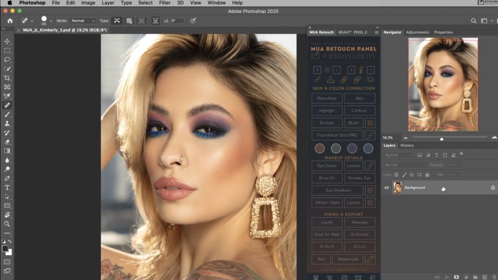 MUA Retouch Panel – Panel chỉnh sửa ảnh chuyên nghiệp