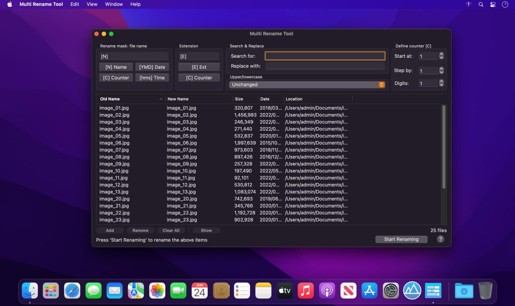 Multi Rename Tool – Công cụ hỗ trợ đổi tên file hàng loạt