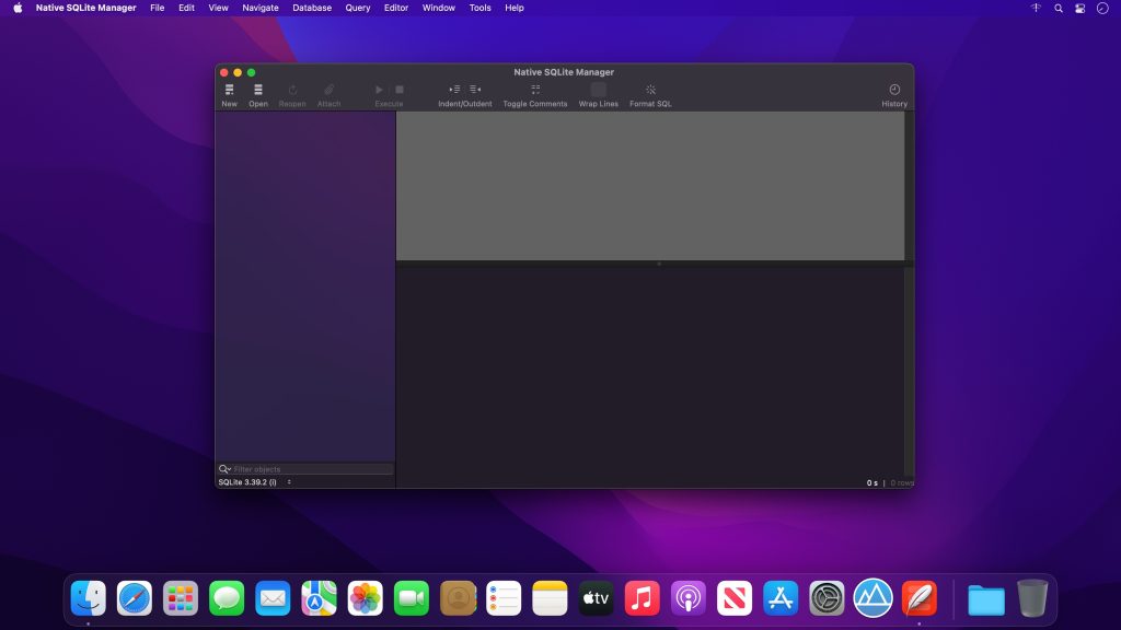 Native SQLite Manager – Công cụ quản lý csdl nhỏ gọn