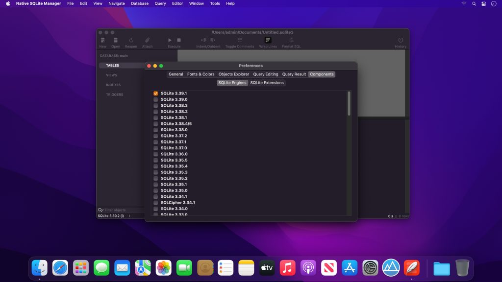 Native SQLite Manager – Công cụ quản lý csdl nhỏ gọn