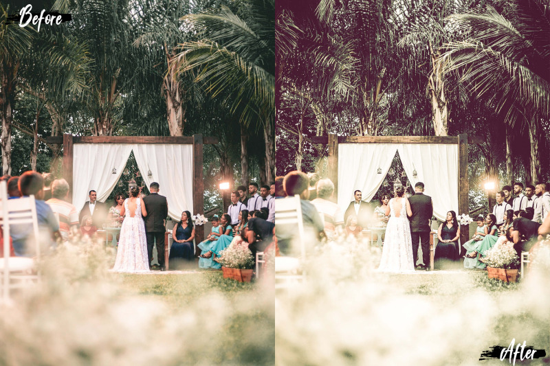Neo Summer Wedding Theme Color Grading photoshop actions – 5 action, LUT chỉnh màu