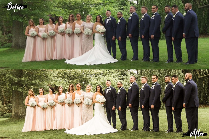 Neo Summer Wedding Theme Color Grading photoshop actions – 5 action, LUT chỉnh màu