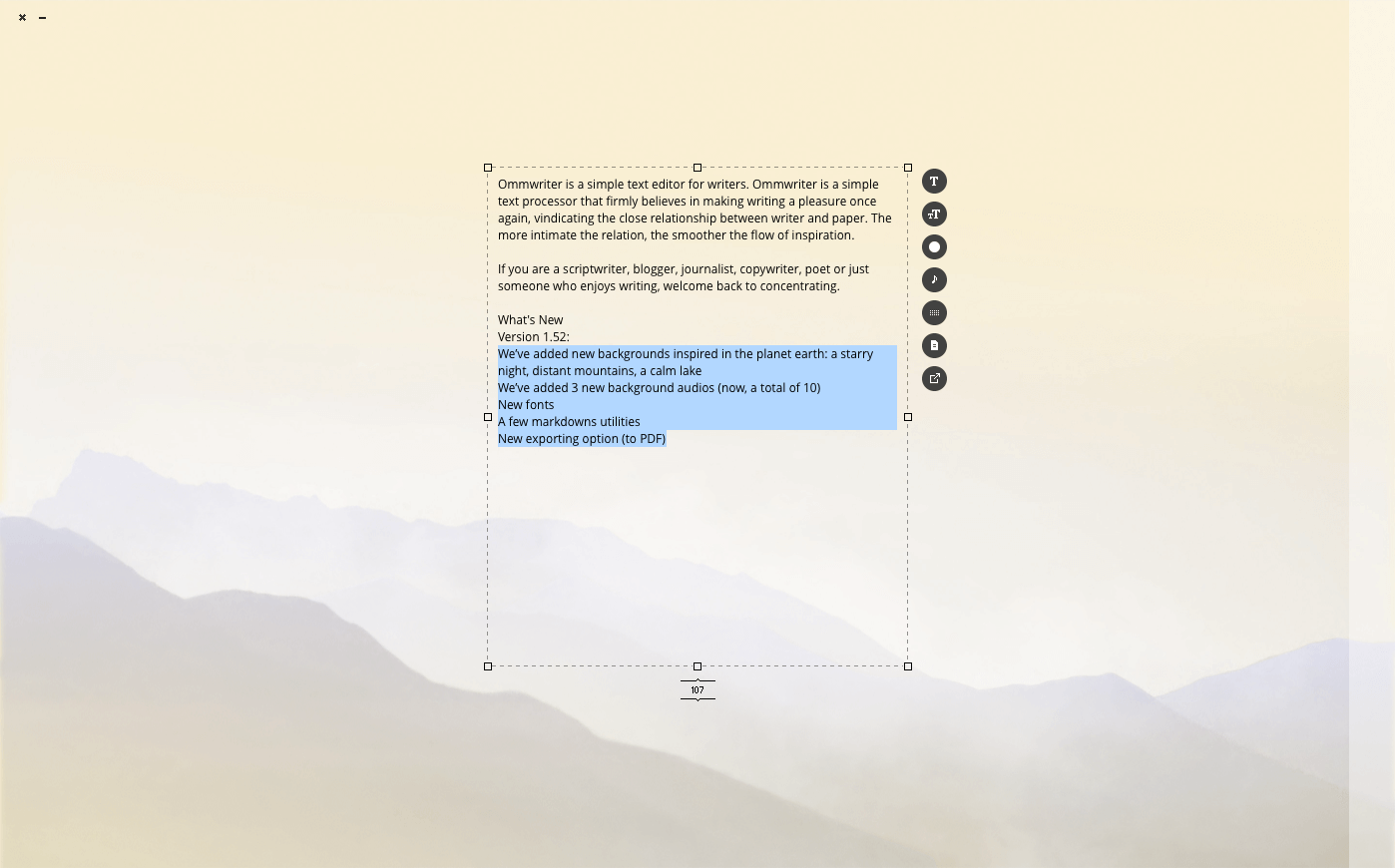OmmWriter – Trình soạn thảo văn bản cho sự tập trung