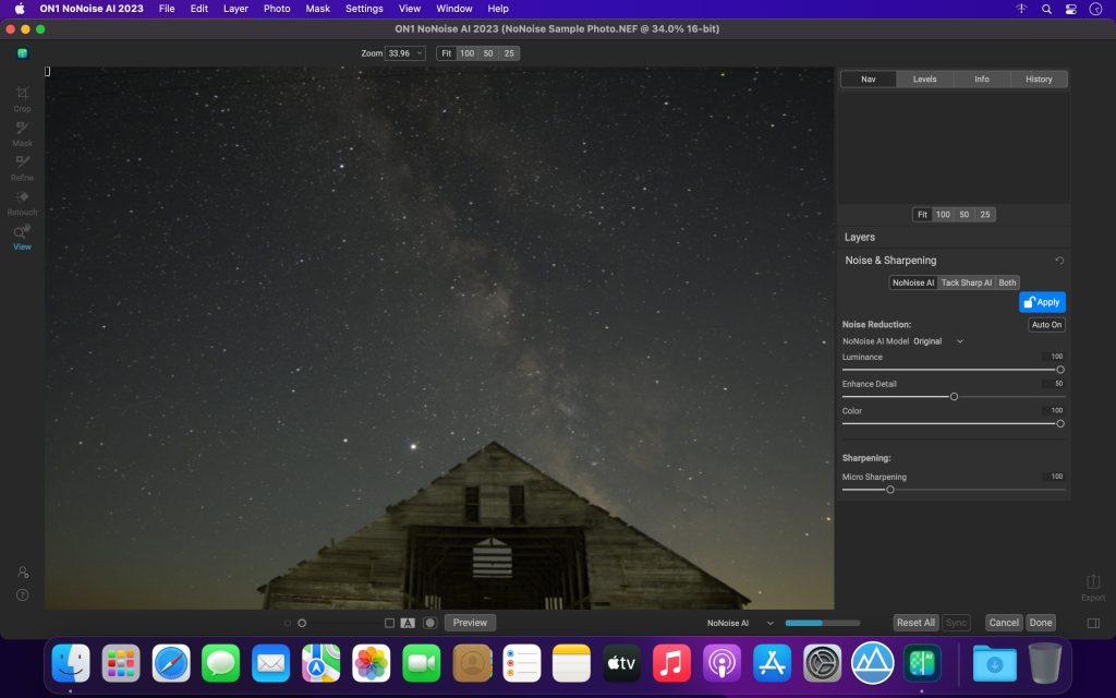 ON1 NoNoise AI 2023 – Ứng dụng khử nhiễu bằng công nghệ AI