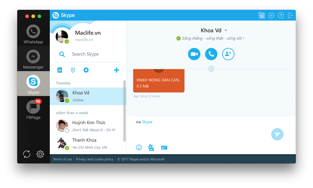 One Chat Pro – Tất cả ứng dụng nhắn tin, chat trong 1 phần mềm