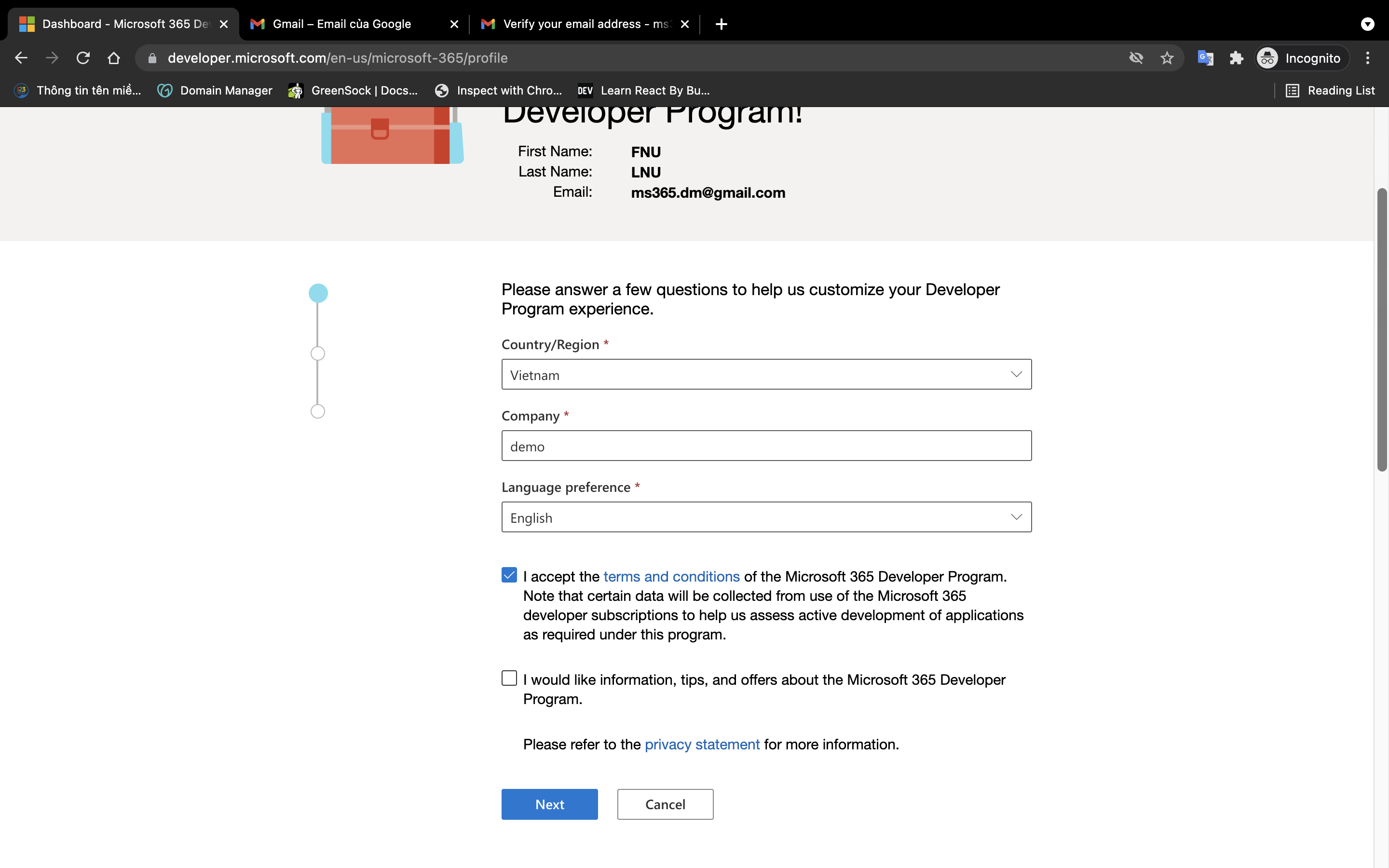 Tự tạo tài khoản Office E5 [Office 365+OneDrive 5TB]