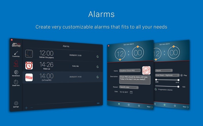 OnTime Pro – Đồng hồ trực quan trên Desktop