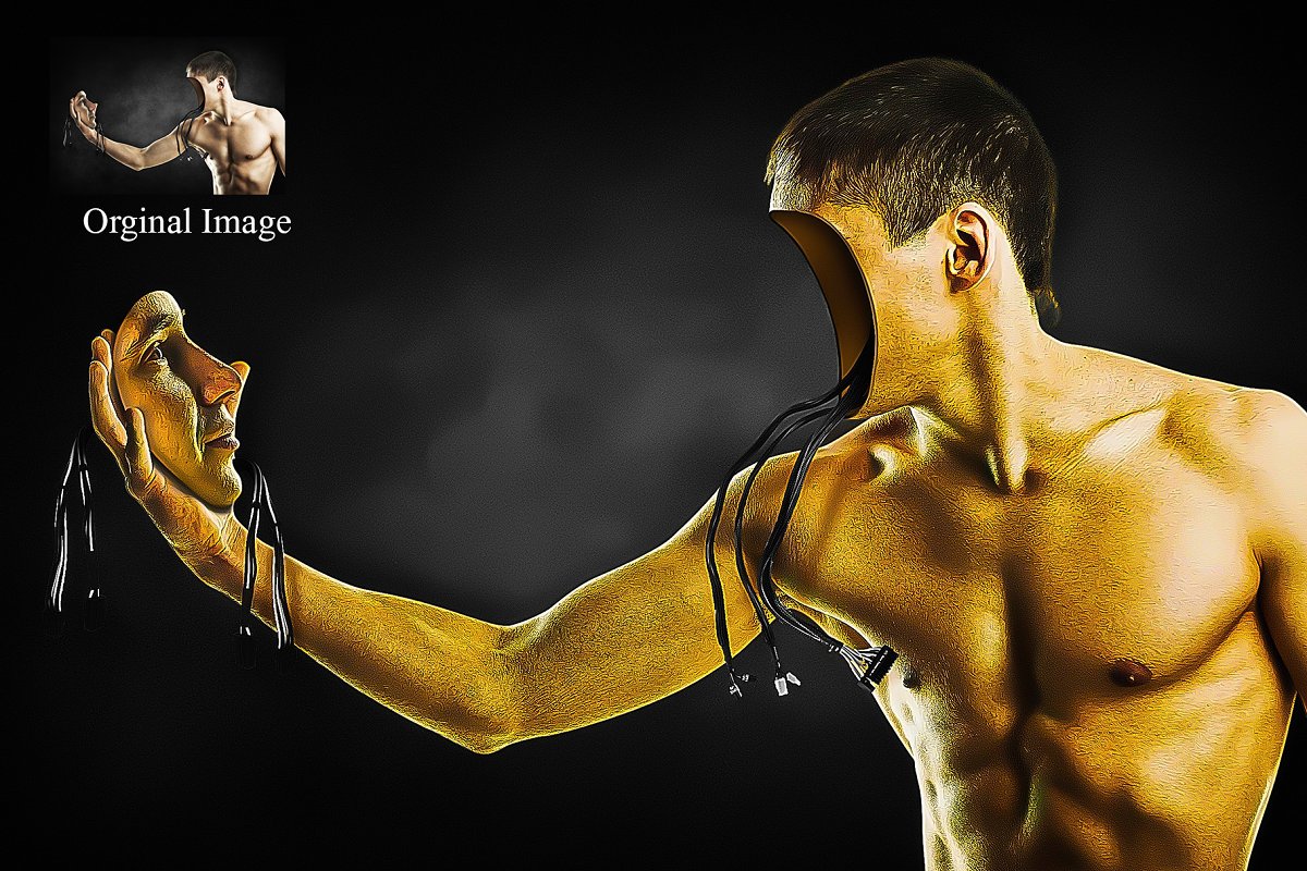 Painterly Oil – Photoshop Action – Action chuyển ảnh thành ảnh sơn dầu