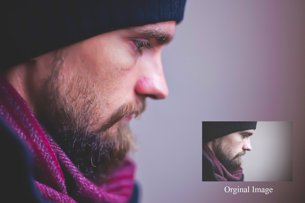 Painterly Oil – Photoshop Action – Action chuyển ảnh thành ảnh sơn dầu