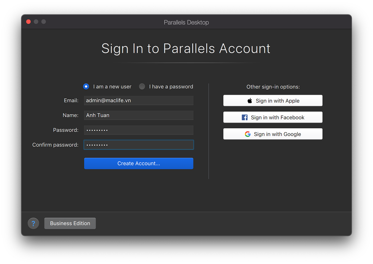 Hướng dẫn chi tiết cài Windows trên Mac bằng Parallels Desktop 17