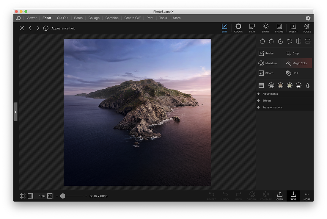 PhotoScape X Pro – Ứng dụng quản lý và chỉnh sửa ảnh tuyệt vời trên Mac