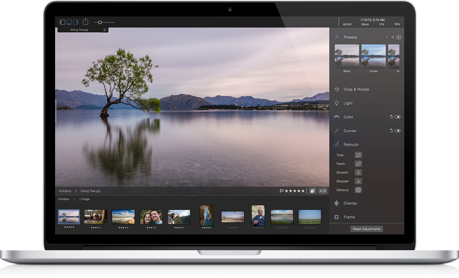 Picktorial – Công cụ chỉnh sửa ảnh chuyên nghiệp