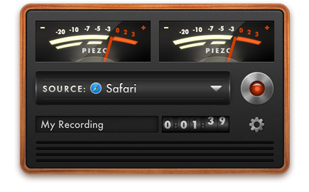 Piezo – ứng dụng ghi âm nhỏ gọn trên Mac