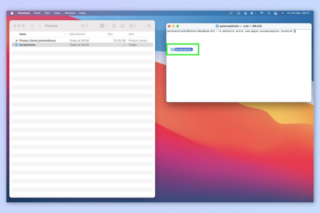 Hướng dẫn đổi đường dẫn lưu file Ảnh chụp màn hình trên Mac
