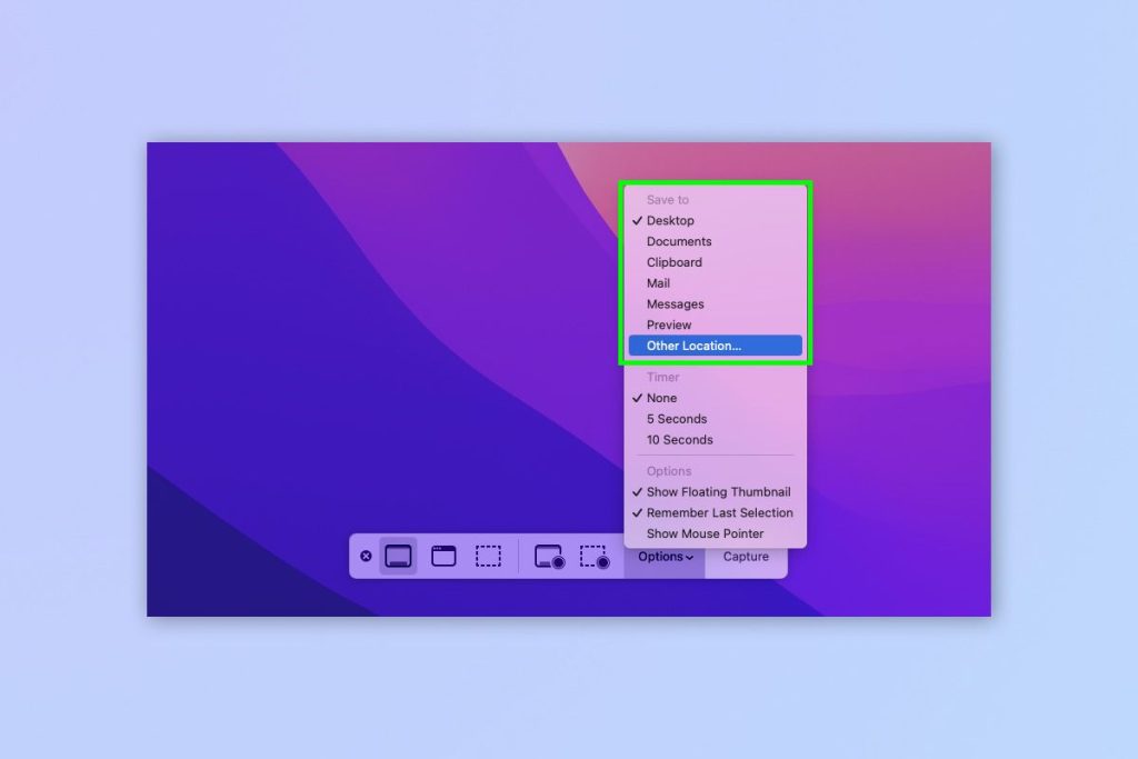 Hướng dẫn đổi đường dẫn lưu file Ảnh chụp màn hình trên Mac