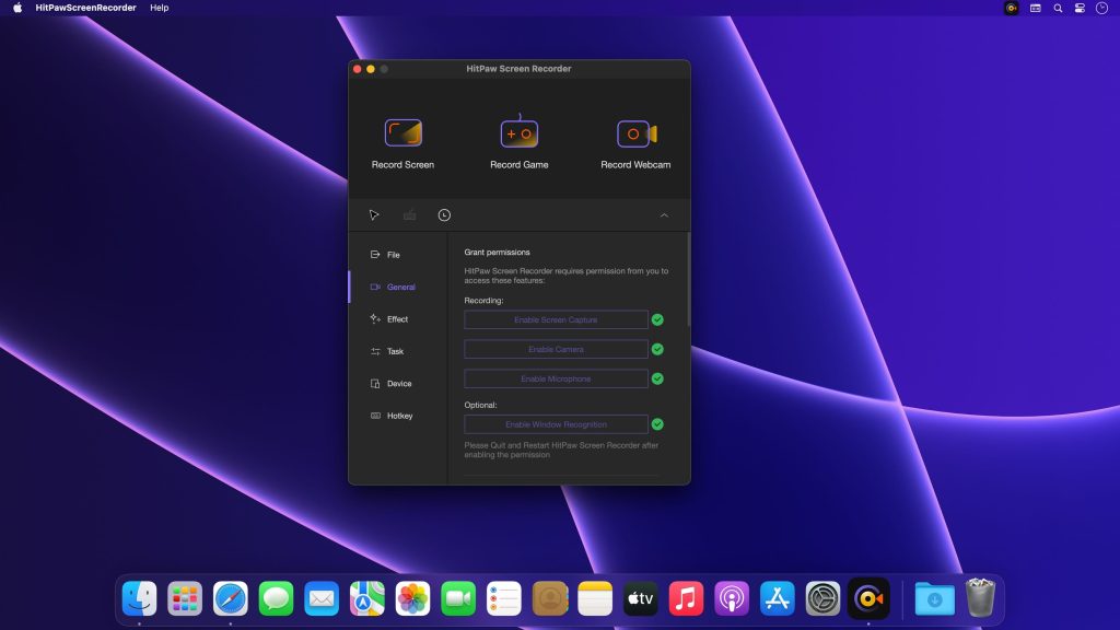 HitPaw ScreenRecorder – Công cụ quay màn hình nhỏ gọn