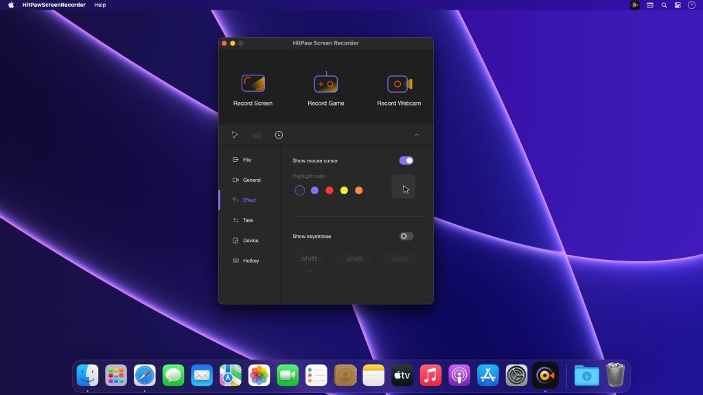 HitPaw ScreenRecorder – Công cụ quay màn hình nhỏ gọn