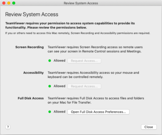 Hướng dẫn cài đặt, cấu hình & Reset Teamviewer trên Macos