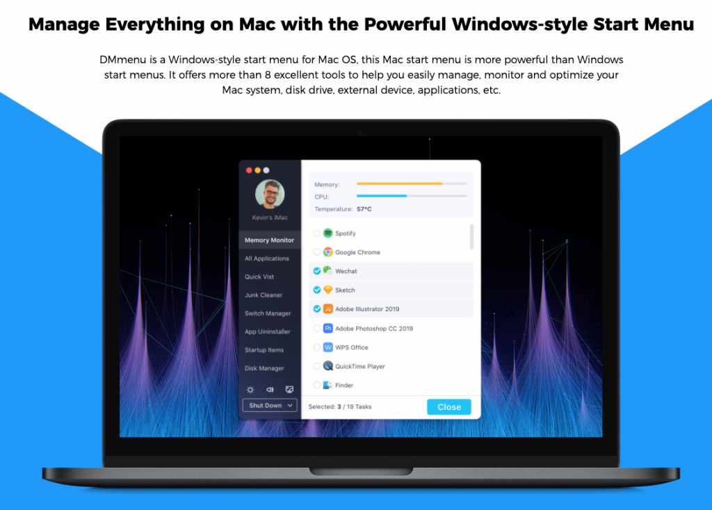 DMmemu – Mang Start Menu của Windows lên Mac