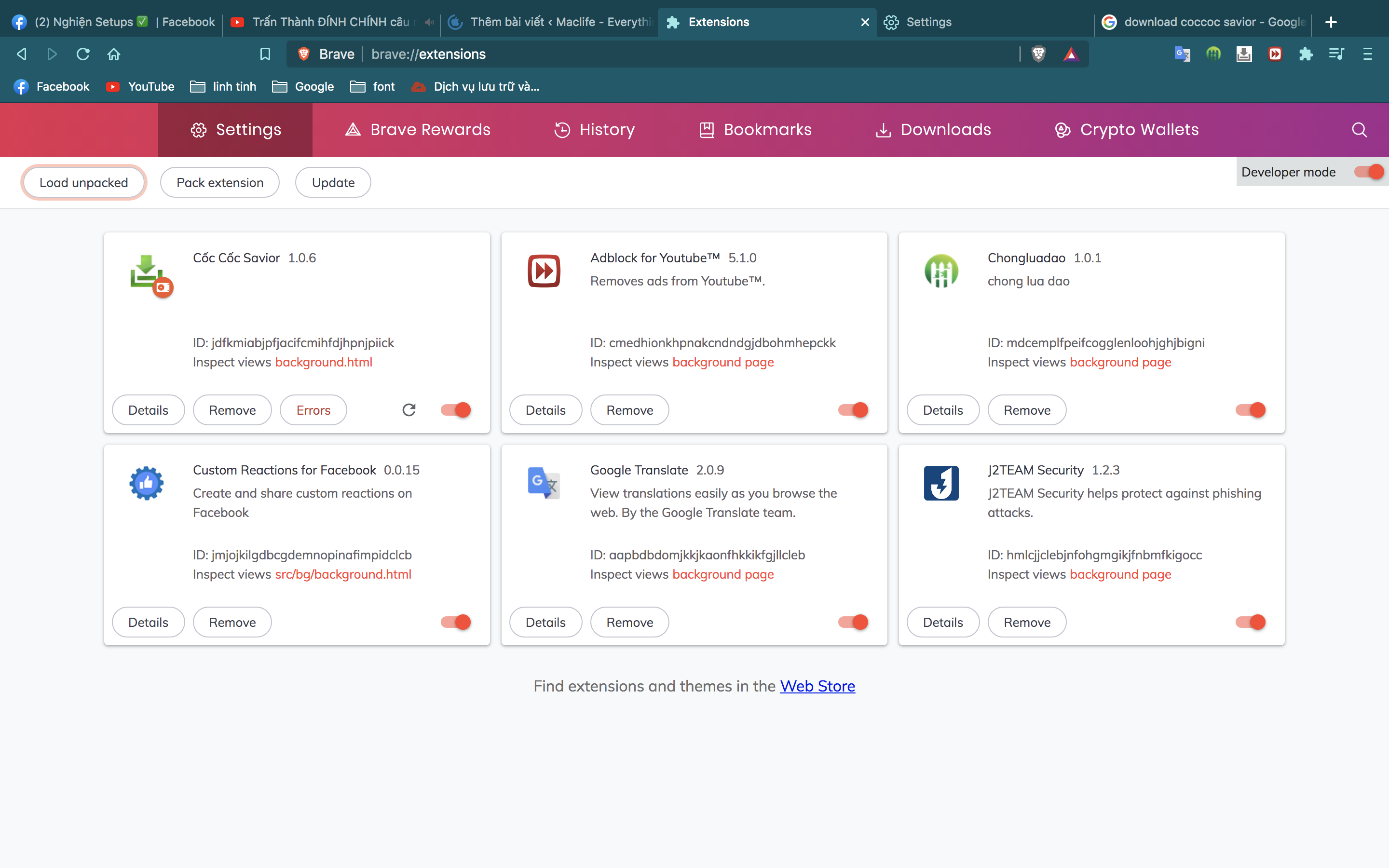 THÊM TIỆN ÍCH DOWNLOAD VÀO TRÌNH DUYỆT