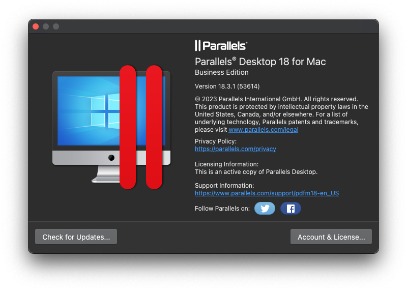 Parallel Desktop 18.3.1 – Cài Win trên Mac