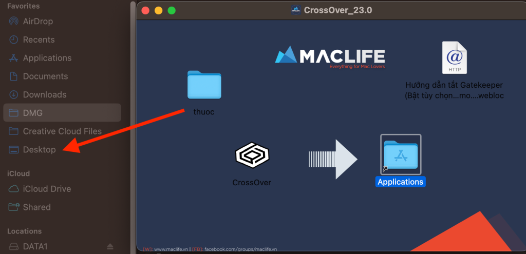 CrossOver Pro- Giúp chạy phần mềm của Windows trên Mac