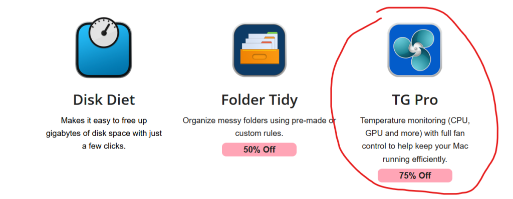 TG Pro giảm giá 75% – Phần mềm quản lý quạt, nhiệt độ máy