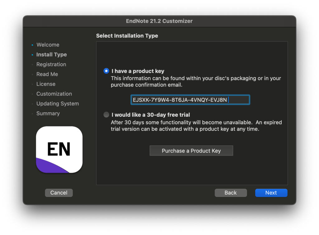 Endnote 21 – Công cụ soạn thảo, tổ chức dữ liệu