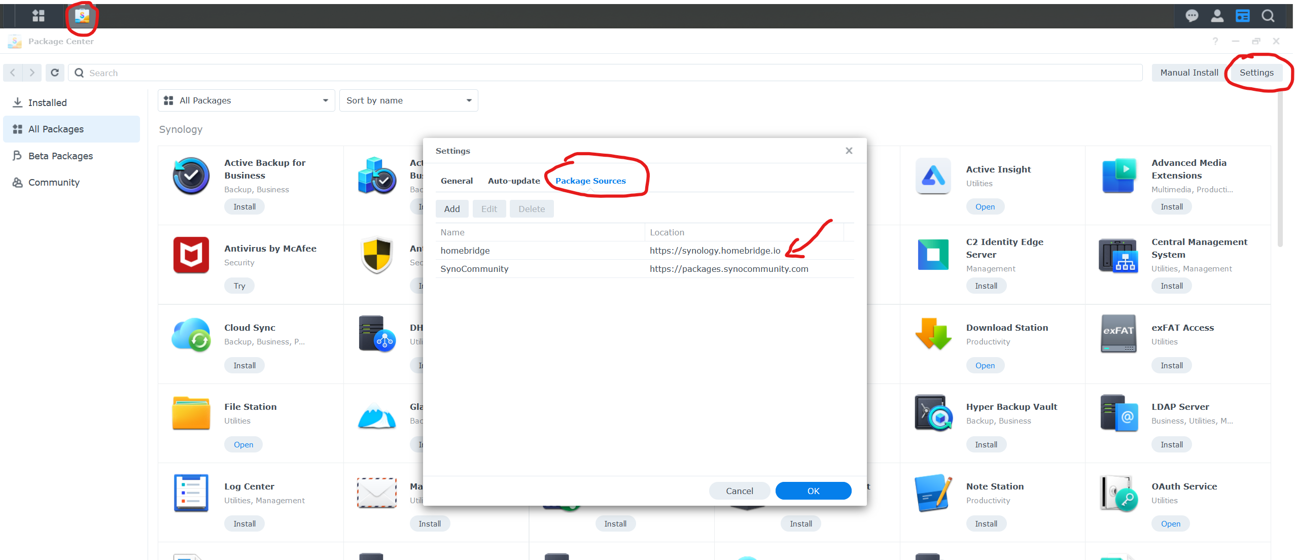 Cách cài Homebridge lên NAS Synology