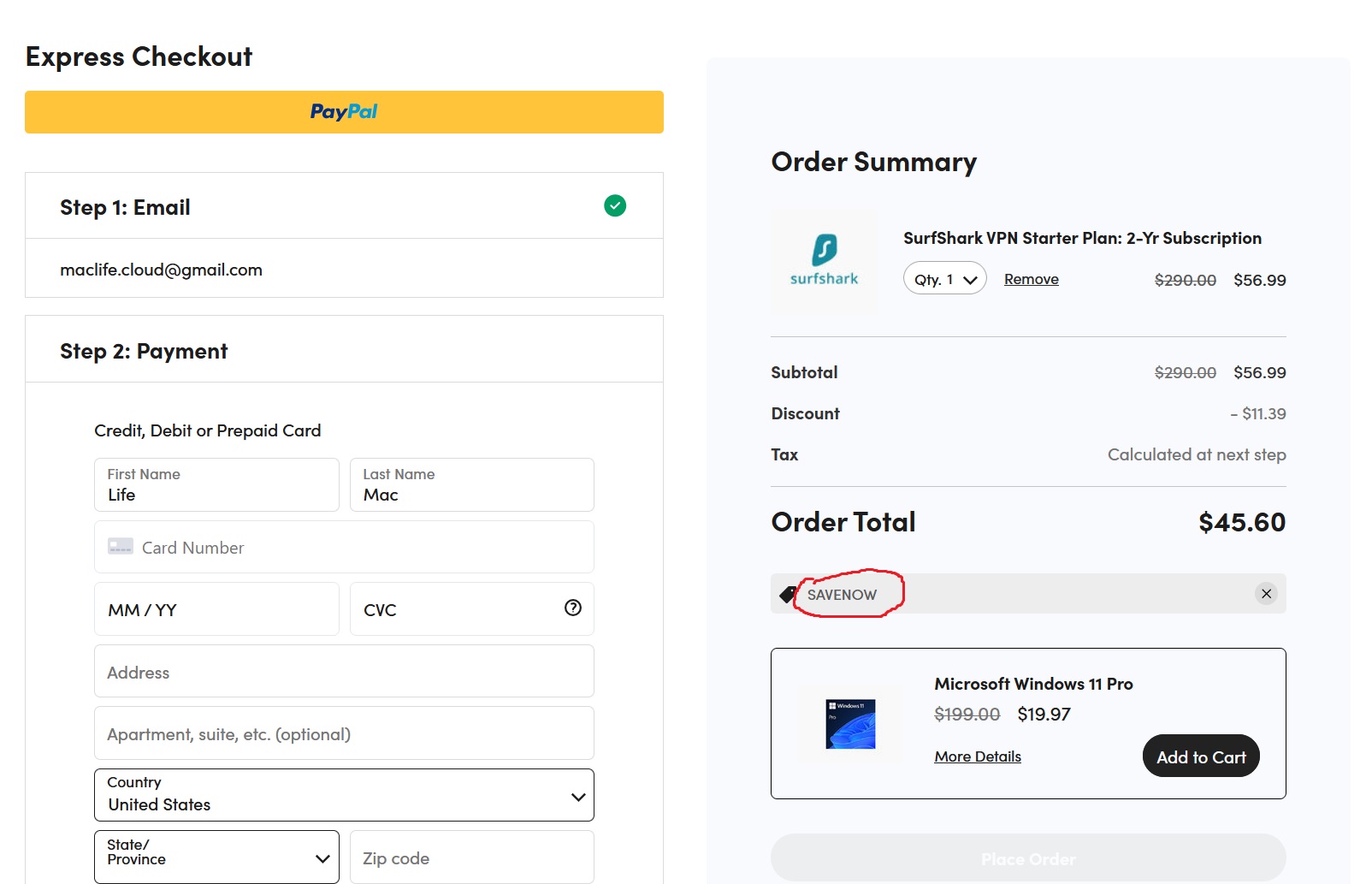 SurfShark VPN Starter Plan: 2 năm giá tốt