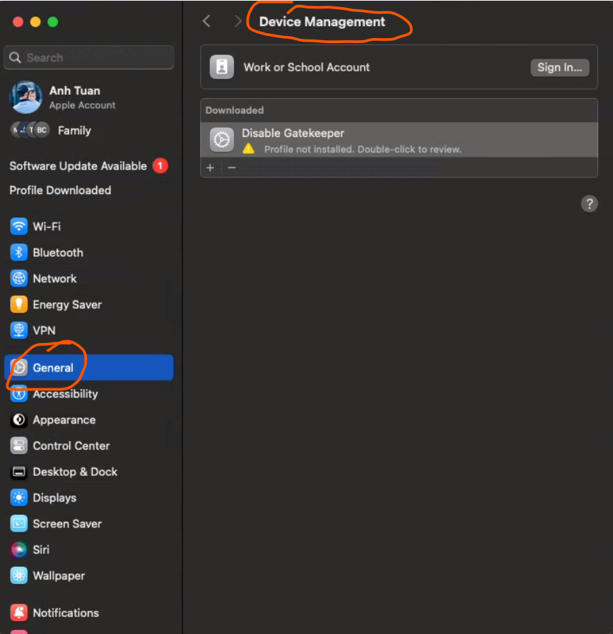 Hướng dẫn tắt gatekeeper trên macOS Sequoia 15