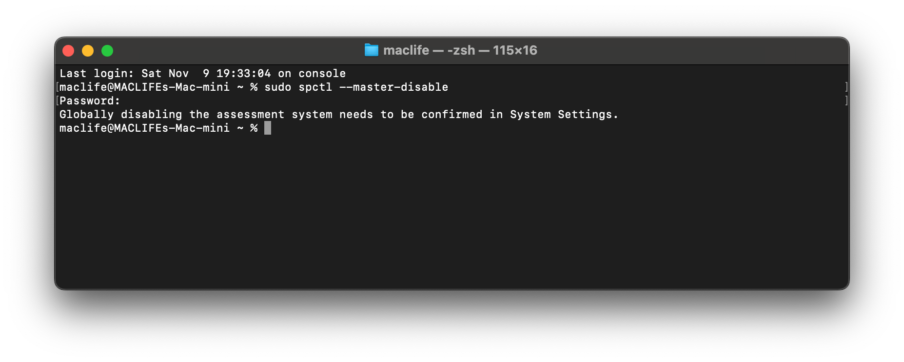 Hướng dẫn tắt gatekeeper trên macOS Sequoia 15