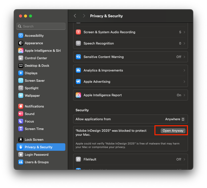 Hướng dẫn tắt gatekeeper trên macOS Sequoia 15