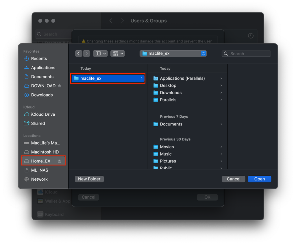 Cách đưa thư mục Home và ứng dụng ra ổ cứng ngoài