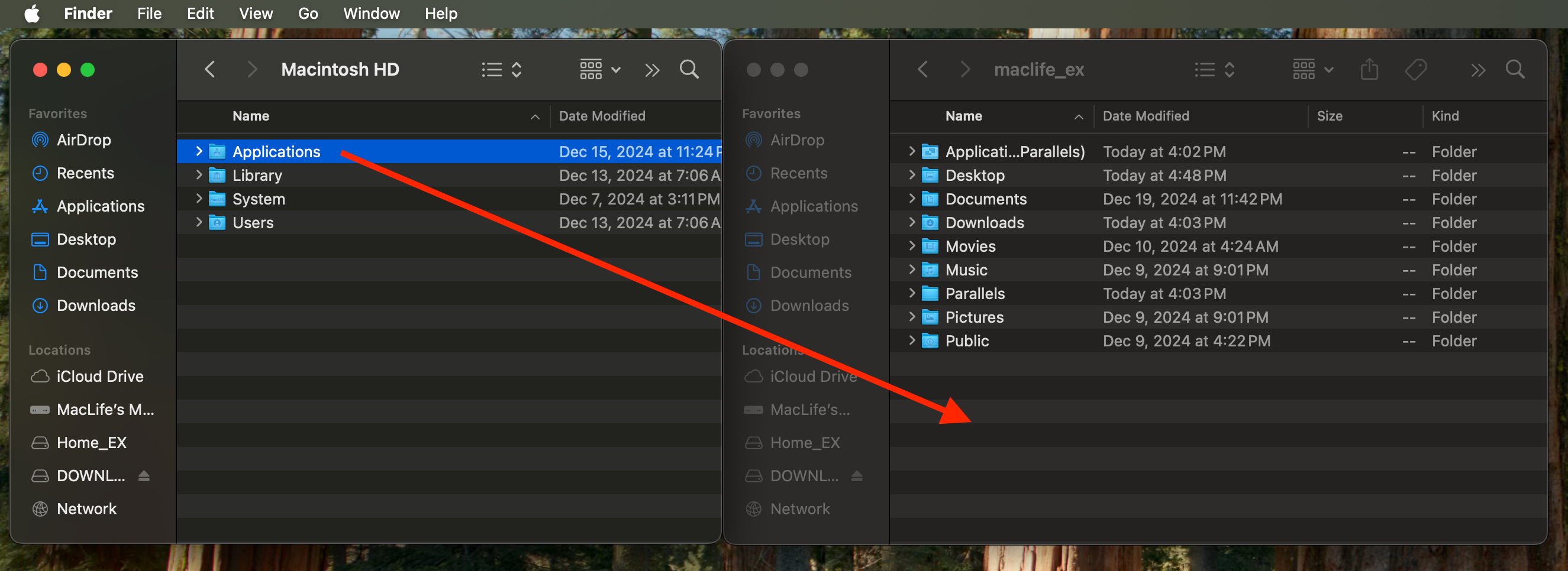 Cách đưa thư mục Home và ứng dụng ra ổ cứng ngoài