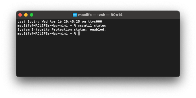 Hướng dẫn tắt System Integrity Protection (SIP)
