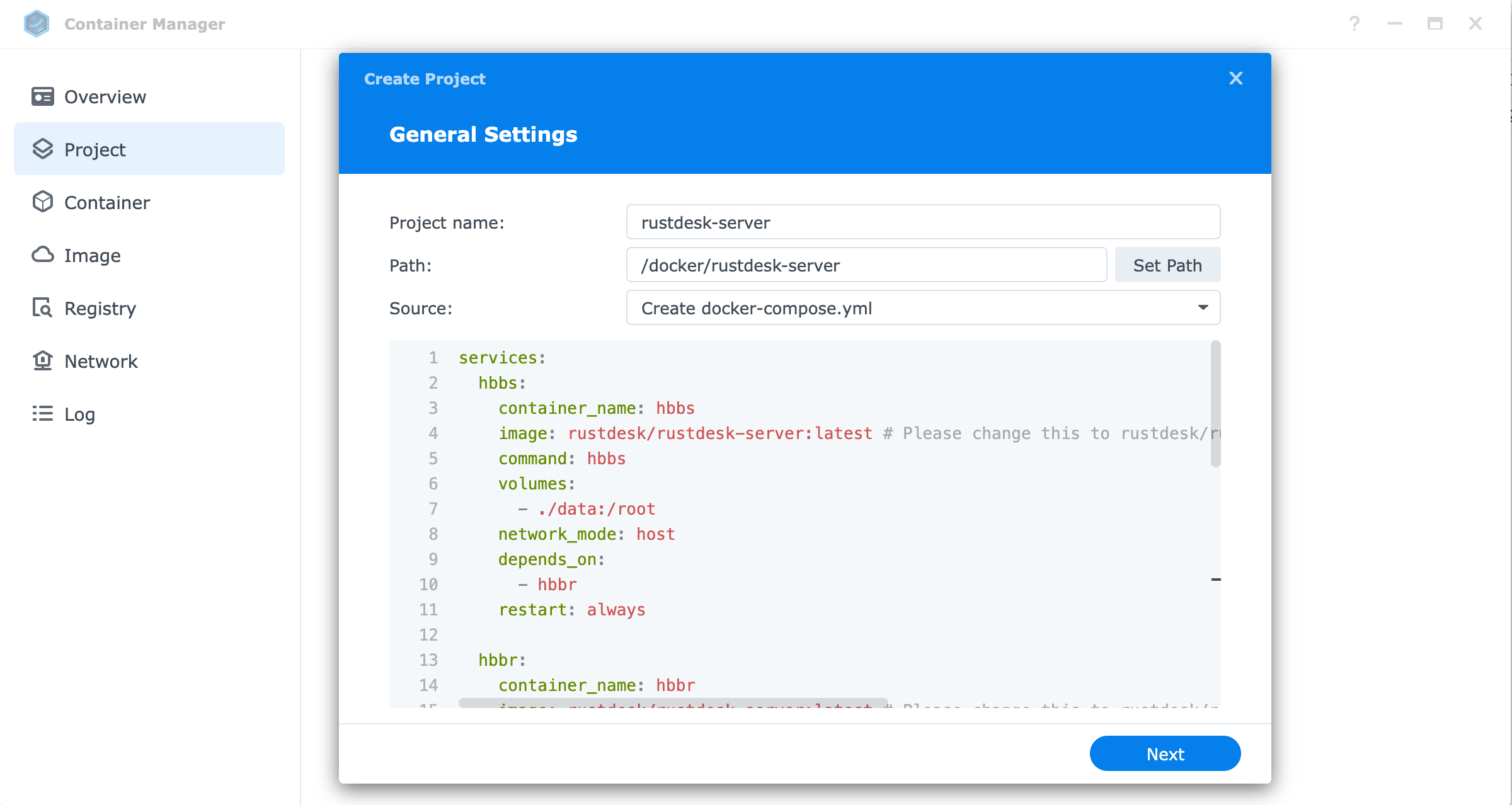 Hướng dẫn Self-host Rustdesk trên Nas Synology