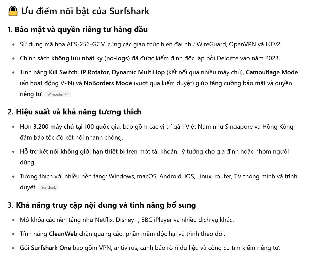 Mua Surfshark VPN 2 (hoặc 3 năm) giá tốt