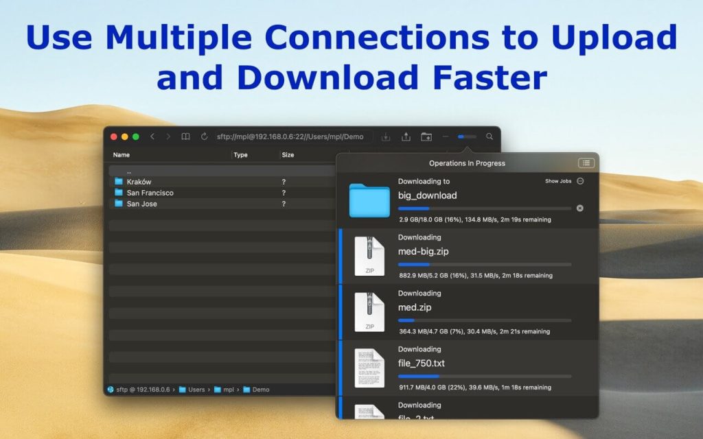 SFTPCommander – Trình kết nối FTP, SFTP chuyên dụng