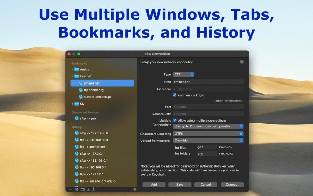 SFTPCommander – Trình kết nối FTP, SFTP chuyên dụng