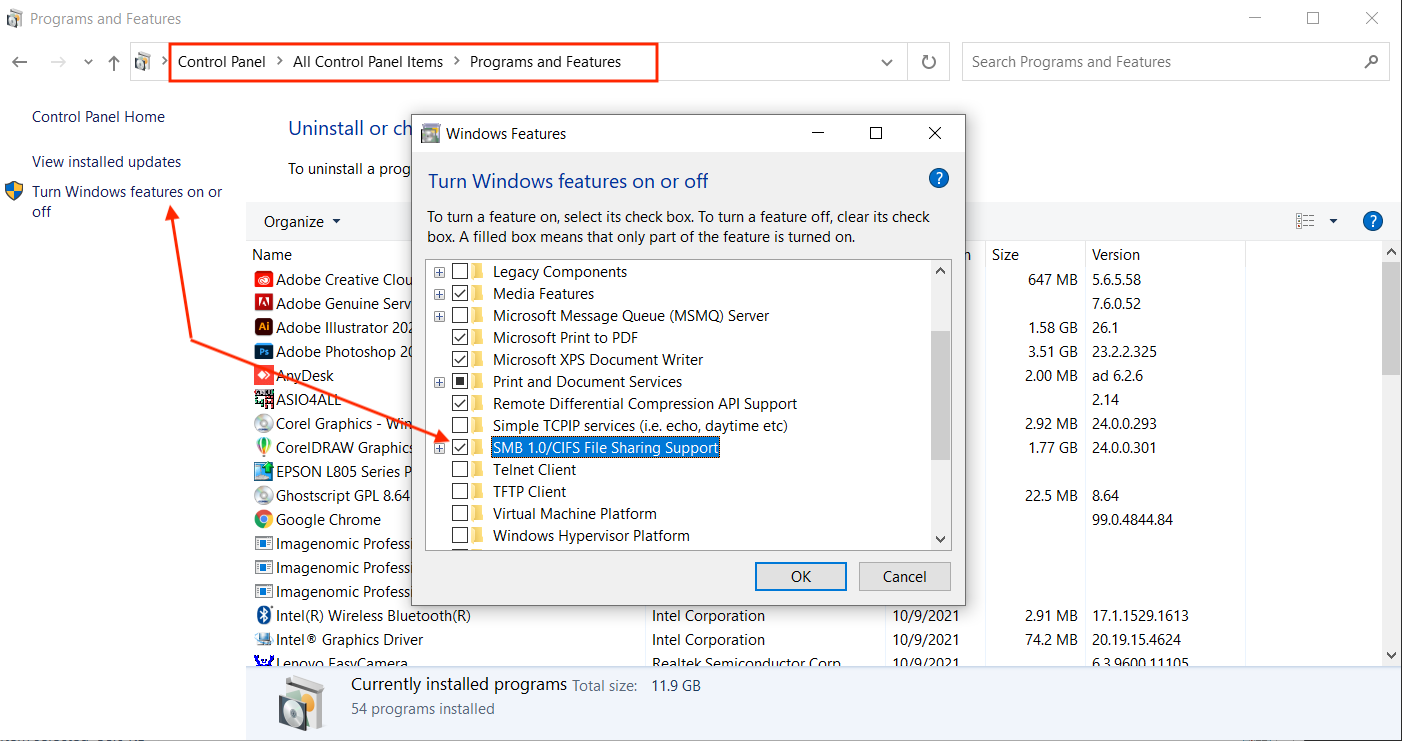 Chia sẻ thư mục dùng chung giữa Mac và Windows