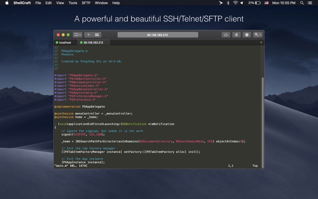 ShellCraft – SSH Client trên Mac